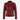 Veste de course en cuir pour femme WAVERLY en rouge foncé