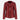SOAVA Women's Collarless Leather Jacket Dark Red