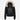 ALPINE Ladies Leather Bomber Jacket With Detachable Fur Hood
