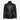 HUNTER Herren-Safarimantel aus schwarzem Leder, Motorradjacke