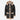 IVAR Men's Real Shearling Duffle Coat Sheepskin Fur Hooded Coat