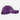Unisex Leather BASEBALL Cap Purple White Peak Lane