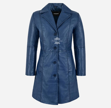 Leather Trench Coat for Women