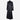 Elegantly Gothic Ladies Full-Length Leather Coat Black Leather Trench Coat