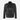 Underwired Men's Black Leather Collared Jacket