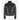 EVEREST Short Puffer Leather JACKET Black Men's Quilted Winter Jacket