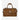 HOLDALL Bag Tan Croc Print Leather Duffel Travel Gym Weekend Bag