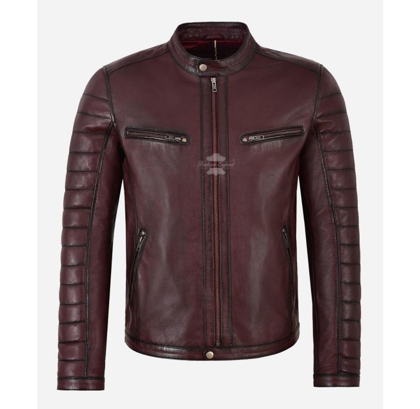 ASPHALT Leather Jacket Men's Cherry Leather Fashion Jacket