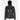 DELINA Women's Leather Puffer Hooded Jacket Black
