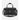 Schwarzes Leder HOLDALL Bag Weekend Bag Duffel Travel Gym Bag