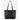 Women Leather Tote Bag Classic Black Real Leather Shoulder Tote Bag