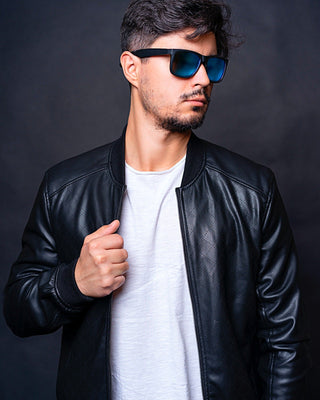 Bomber Leather Jackets For Mens