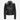 Hannah Women's Black Leather Flying Jacket with detachable fur collar