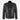 RICKY Men's Leather Jacket Black Blouson Style Casual Leather Jacket