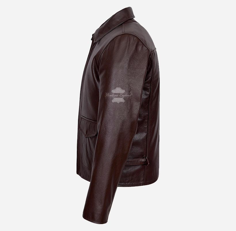 Herenjas van natuurlijk leer, eerste laag kalfsleer, opstaande kraag, motorjas, retro bruin koeienhuidjack, motorkleding voor heren kopen vanaf een prijs van 131 Herenjas van natuurlijk leer, eerste laag kalfsleer, opstaande kraag, motorjas, retro bruin koeienhuidjack, motorkleding voor heren kopen vanaf een prijs van 131