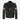 INIGO Men's Black Leather Racer Jacket