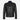 OAKVALE Herren Schwarze Leder Bikerjacke Lässige Modejacke