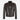 Rashford Herren Dunkelbraune Trucker Lederjacke Leder Shacket