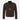 BROOKS Collared Men's Brown Suede Jacket