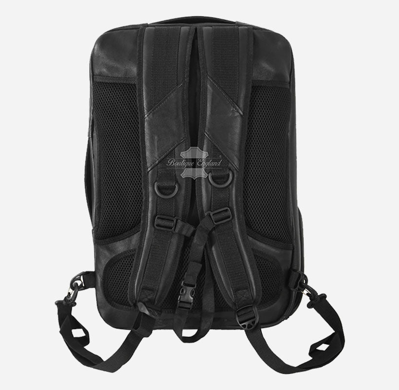 Leather Backpack for Men - Laptop Bag with Large Capacity