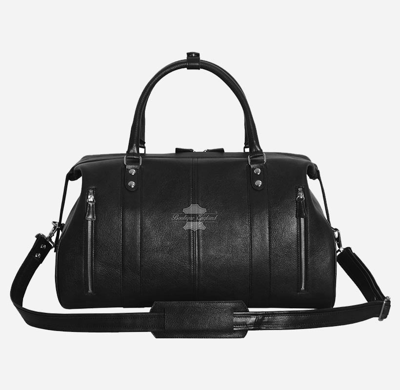 Leather Weekend Holdall Bag