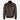 REIGNWOOD Men's Leather Bomber Jacket Brown Leather Bomber