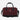 Tweed Fabric Holdall Duffel Weekend Bag with Leather Detailing