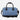 Tweed Fabric Holdall Duffel Weekend Bag with Leather Detailing