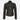 YSABEL Ladies Fashion Leather Jacket Biker Style Black Leather Jacket