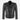 TREY Men's Leather Biker Jacket Soft Sheep Napa Leather Jacket