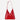 Women’s Red Croc Print Small Hobo Slouch Shoulder Tote Bag