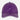Unisex Leather BASEBALL Cap Purple White Peak Lane