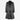 DELPHINE Women's Black Leather Trench Coat