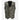 RUSTIC RIDER Laced Vest Men's Biker Fashion Vintage Waxed Waistcoat