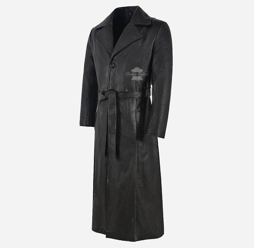 BLADE MOVIE COAT Wesley Snipes Manteau en cuir noir sur toute la longueur