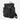 Unisex-Rucksack im Rucksack-Stil, schwarzes Leder, lässige Reise-Laptoptasche