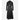 Manteau en cuir pleine longueur pour femme Trench-coat à double boutonnage noir classique avec ceinture à la taille