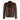 Die Ignite Racer Leather Jacket Herren-Wachsjacke in rustikalem Orange