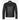 Fielder Leather Jacket Men's Black Simple Casual Jacket