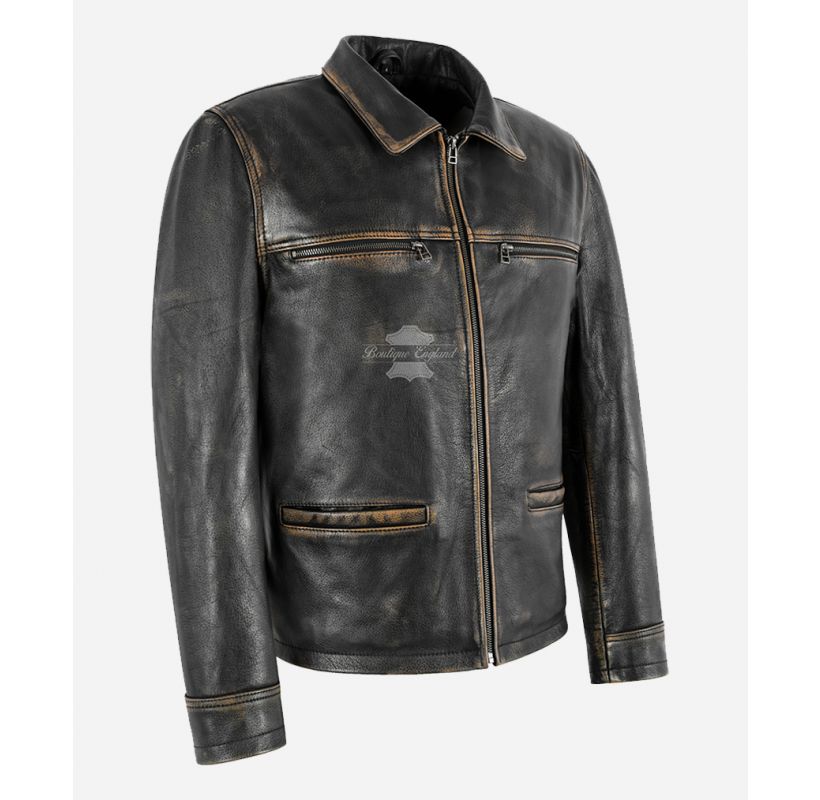 ALLEN MEN'S LEATHER JACKET BOX LEATHER JACKET – Boutique England