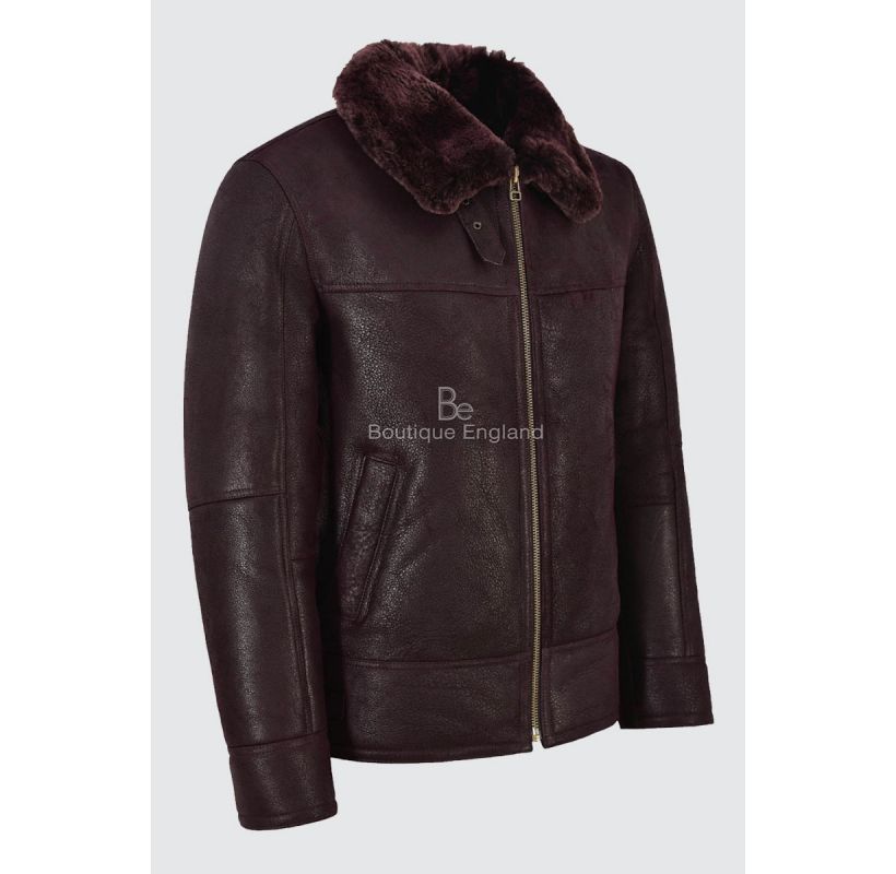 Wildleder Lammfelljacke Flieger Lammfelljacke HUNTER Lammfell