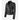 Chiara Veste en cuir pour femme Noir Slim Fit Biker Fashion Jacket