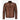 SPEED Chestnut Leather Jacket Men's Classic Racer Style Jacket