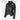 JENNIFER Veste noire en cuir pour femme avec bas cranté