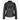 LMVP Black Leather Jacket Ladies Classic Elegant Casual Jacket