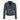 Damen Leder Bikerjacke Klassische Slim Fit Lederjacke Navy