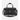 Schwarzes Leder HOLDALL Bag Weekend Bag Duffel Travel Gym Bag