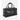 LEATHER HOLDALL Black Glaze Leather Bag Weekend Bag Duffel Travel Gym Bag