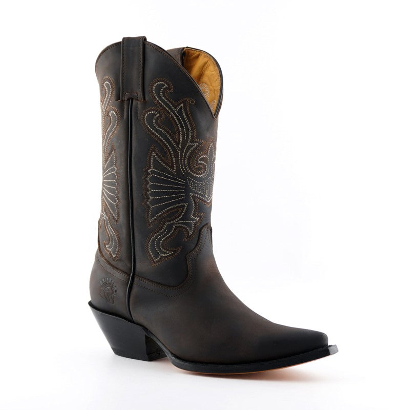 Grinders Buffalo Boots Unisex Pointed Western Cowboy Boots