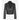 Notch Collar Bolero Jacket Women Black Short Body Leather Shrug